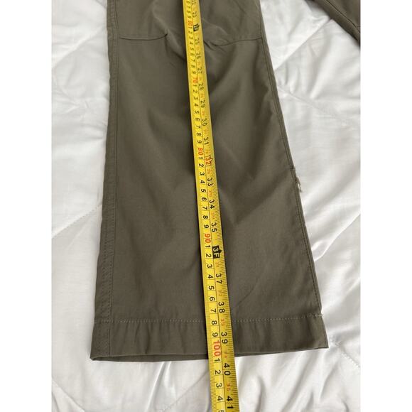 Eddie Bauer Convertible Tech Pants Mens 32x30 Green Nylon Spandex Outdoor Hiking - Picture 3 of 15